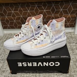 Converse Women's Floral High-Top Sneakers - Multicolor